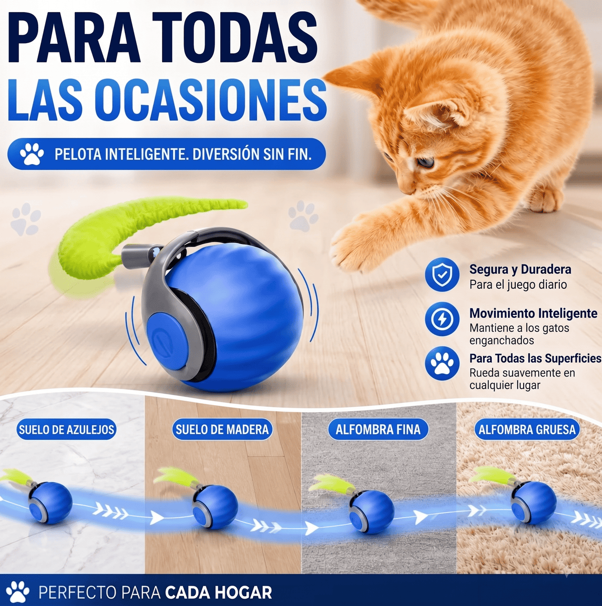 Pelota inteligente PurrChase™