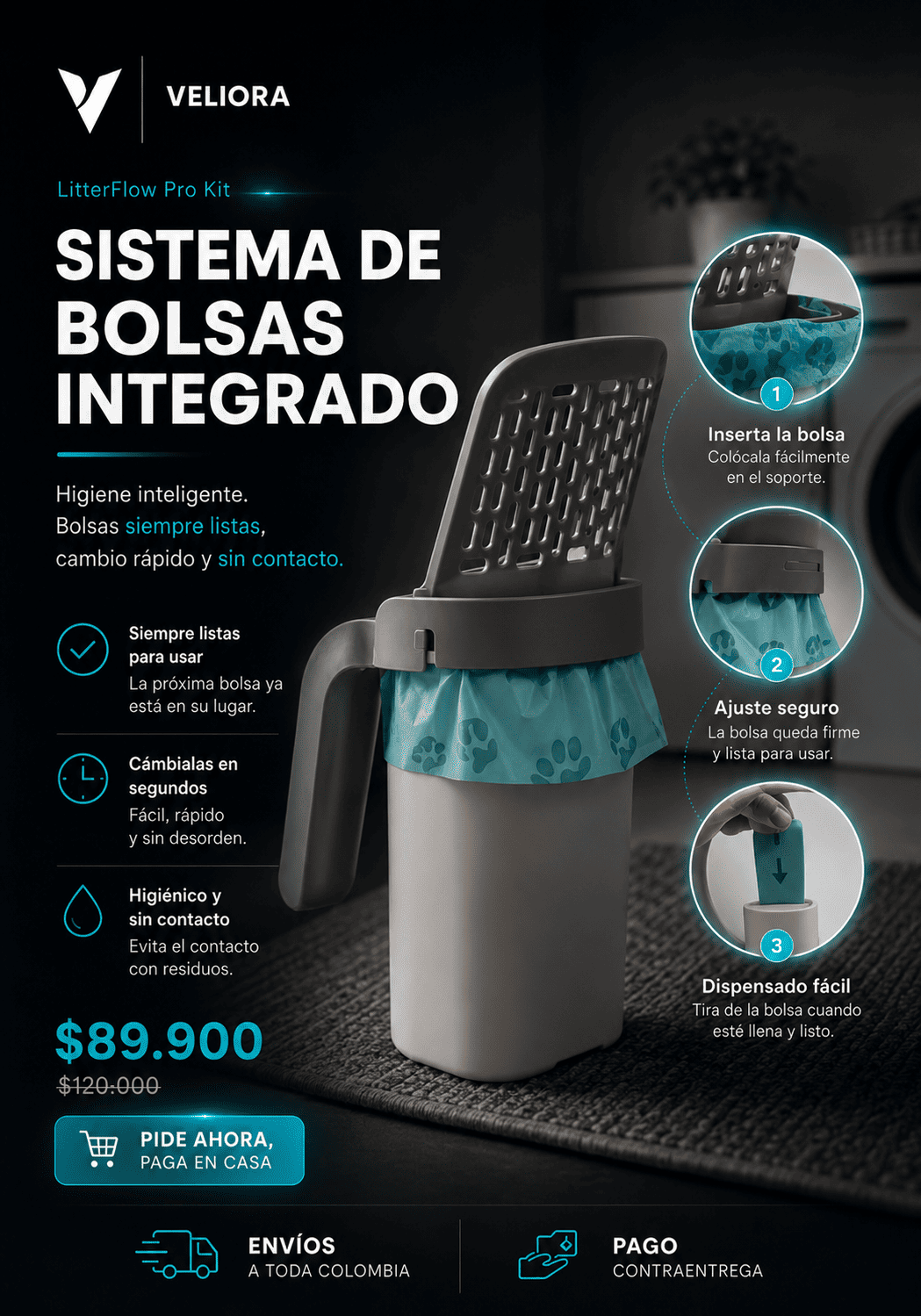 Pala Recogedora LitterFlow Pro Kit™