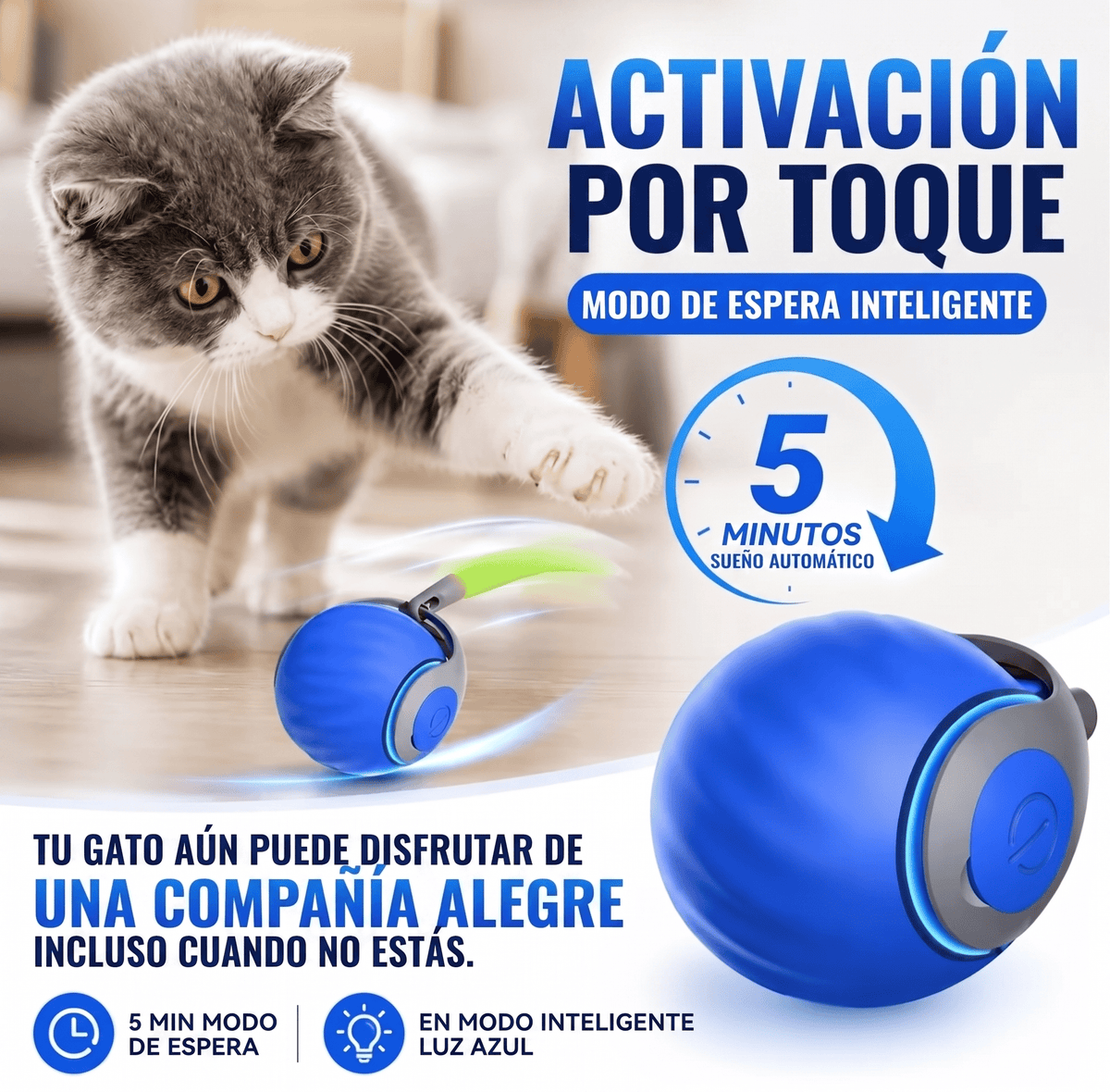 Pelota inteligente PurrChase™